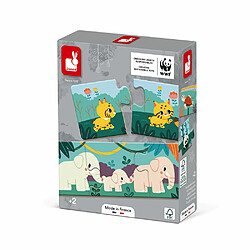 Jeu d'association Puzzles animaux 30 pièces - Janod