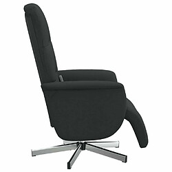 Acheter Maison Chic Fauteuil inclinable,Fauteuil luxe de relaxation de massage avec repose-pieds noir tissu -MN87437