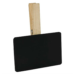 Mini Ardoises Pinces - Lot de 6 - Olympia - - Bois 80x26x75mm