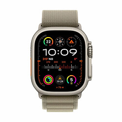 Avis Montre intelligente Apple Watch Ultra 2 Vert Doré Olive 49 mm