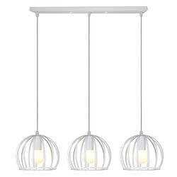 Stoex Lustre Rétro Antique Suspension Luminaire Vintage Plafonnier Métal Fer - Blanc E27