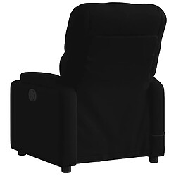 Acheter vidaXL Fauteuil de massage inclinable électrique Noir Tissu