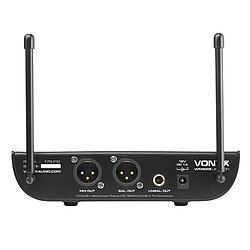 Avis Vonyx WM82 Digital 2-Kanal-UHF-Funkmikrofon System 2xHandmikro 50m schwarz Vonyx