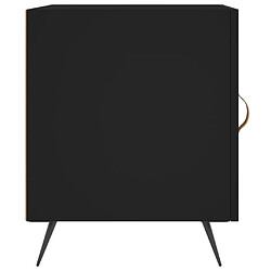 Acheter vidaXL Table de chevet noir 40x40x50 cm bois d’ingénierie