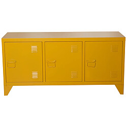 Banc TV Alexandra House Living Jaune 120 x 58 x 40 cm