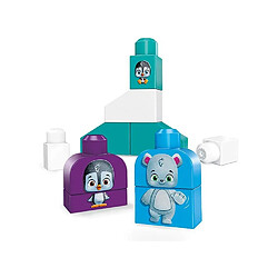 MEGA BLOKS Les Eco Amis Polaires - 10 blocs - 12 mois et +