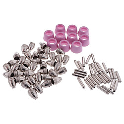 80PCS Plasma Cutter Electrodes Torch Tips Buse Consommables Accessoires