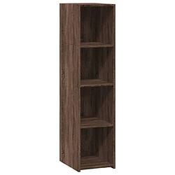 vidaXL Buffet chêne marron 30x41x124 cm bois d'ingénierie