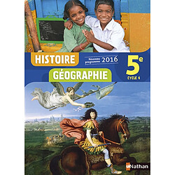 Histoire géographie 5e, cycle 4 : nouveau programme 2016