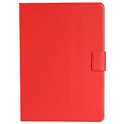 Etui en PU avec support et porte-carte rouge pour votre Samsung Galaxy Tab A8 10.5 (2021) X205/X200