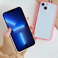 Coque en TPU + acrylique bicolore bleu foncé pour votre iPhone 13 6.1 pouces