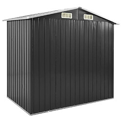 Acheter vidaXL Abri de jardin avec étagère Anthracite 205x130x183 cm Fer