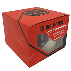 Abysse Corp World of Tanks - Mug en céramique avec logo 3D (blanc)