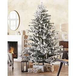 Beliani Sapin de Noël BRISCO 210 cm Blanc