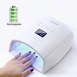 Universal Sèche-ongles rechargeable avec batterie intégrée Lumière UV 48W sans fil Gel Pologne Sèche-ongles de manucure taillée S10 Lumière LED | pas cher