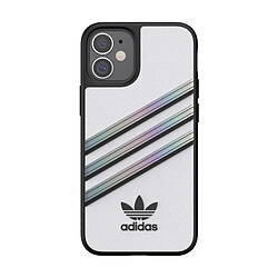 Adidas Coque de Protection pour iPhone 12 Mini Originals 3 Stripes Blanc