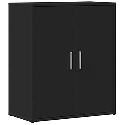 Avis vidaXL Buffets 2 pcs noir 60x31x70 cm bois d'ingénierie