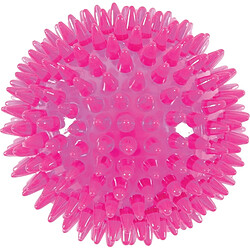 ZOLUX Jouet pour chien balle avec picots Pop 13 cm framboise.