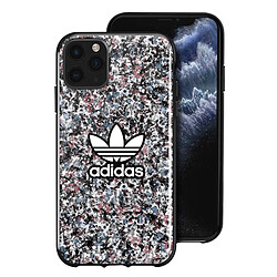 Adidas Coque Silicone pour iPhone 11 Pro Motif Floral Bords Surélevés Multicolore