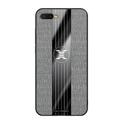 Avis Wewoo Coque Souple Pour OPPO K1 / R15X XINLI tissu de couture Antichoc TPU Housse de protection Gris