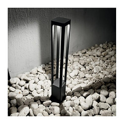 Ideal Lux Lanterne de jardin Tifone Verre,métal,aluminium Anthracite 1 ampoule 35cm