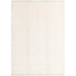 Vidal Tapis de laine 203x150 beige Darya