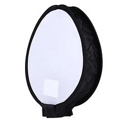 Avis Wewoo Softbox Mini studio photo noir et blanc Boîte souple pliante de style rond universel de 30cm, sans support de lumière de flash +