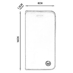 Universal Couverture de cas de protection par téléphone flip PU Couvercle en cuir adapté à l'iPhone 7Plus pas cher