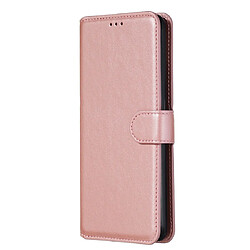 Wewoo Housse Coque Pour OPPO A9 2020 / A5 2020 / A11x Classic Calf Texture Horizontal Flip PU en cuiravec support et fentes cartes et portefeuille or rose