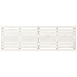 Acheter Maison Chic Tête de lit scandinave,Meuble de chambre murale Blanc 166x3x63 cm Bois massif de pin -MN55587