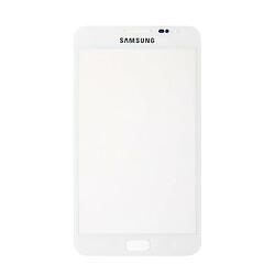 Vitre écran de façade blanche + adhésif pour Samsung Galaxy Note N7000