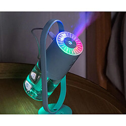 Avis YP Select Creative USB rotatif coloré humidificateur de lumière portable pulvérisateur d'ions négatifs avec 200 ml réservoir d'eau-bleu