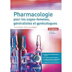 Pharmacologie pour les sages-femmes, généralistes et gynécologues