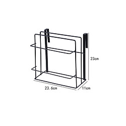 Acheter Universal Porte-serviettes double étagère étagère planche à découper rack rack accessoires de cuisine