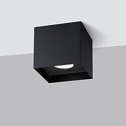 Sollux Downlight carré minimaliste monté en surface noir 1x GU10