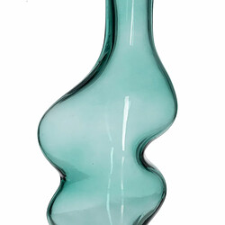 Avis BigBuy Home Vase Vert Verre 12,5 x 10 x 25 cm