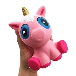 Universal Géant grand poney rose licorne doux jouet de squeeze lent