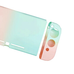 Avis Coque De Protection En Silicone Souple Et Colorée Pour Nintendo Switch Dégradé Vert Rose