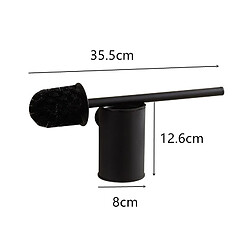 Acheter Universal Porte-brosse de nettoyage de toilette de toilette noir