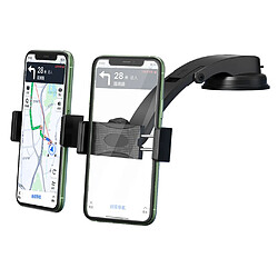 Universal Porte-téléphone de voiture [ deux mains ] Pare-brise Tableau de bord Porte-téléphone de voiture Anti-Shake 360 Rotation Compatible 11 | Porte-téléphone portable Rep.