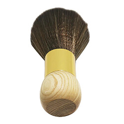 Avis Poignée Fiber de Cheveux En Bois Brosse À Cheveux pour Salon de Coiffure Styling Outil Supprimer Coupures de Cheveux Décolleté et Oreilles après Coupe