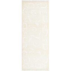 Vidal Tapis de couloir en laine 203x81 beige Darya