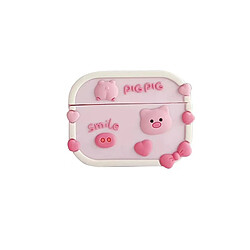 GUPBOO Airpods Coque Housse Étui Protecteur Compatible pour AirPods1/2-jolie fille cochon rose