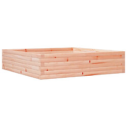 vidaXL Jardinière 100x100x23 cm bois massif de douglas