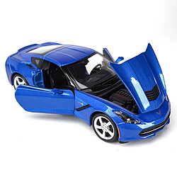 Universal 1: 24 Voiture de sport Moulée sous pression statique Collectible Modèle Voiture Jouet(Bleu)