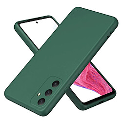 Htdmobiles Coque pour Samsung Galaxy A35 5G - housse etui silicone gel fine + film ecran - VERT