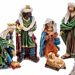 Avis BigBuy Christmas Décorations de Noël Naissance/Crèche Multicouleur Polyrésine 31,5 cm (9 Pièces)