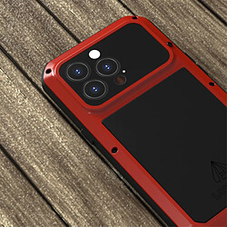 Coque en silicone, antichoc, anti-chute, anti-poussière rouge pour votre Apple iPhone 13 Pro 6.1 pouces