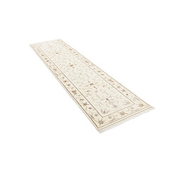 Vidal Tapis de couloir en laine 302x76 beige Darya