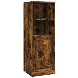 vidaXL Buffet haut chêne fumé 36x35,5x103,5 cm bois d'ingénierie